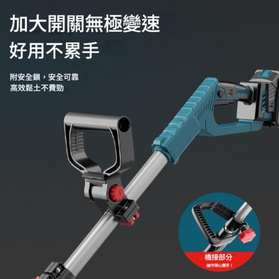  【森森機具】電動鬆土機 鋰電鬆土機翻土機 小型家用鬆土機 手持20V耕地機 農用小型電動鋤