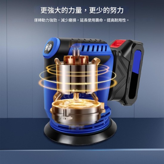 【Komori森森機具】現貨 砂紙機5吋圓砂木工打磨機 牧田/得偉款 油漆拋光 充電砂光機 18V鋰電 圓砂木工打磨