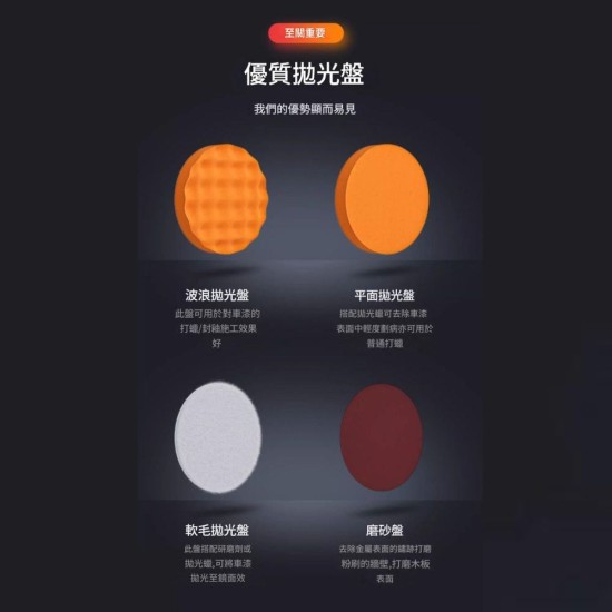 【Komori 森森機具】現貨 牧田款 21V汽車美容鋰電拋光機 汽車拋光機 拋光機 打磨機 研磨機 抛光機 磨光機