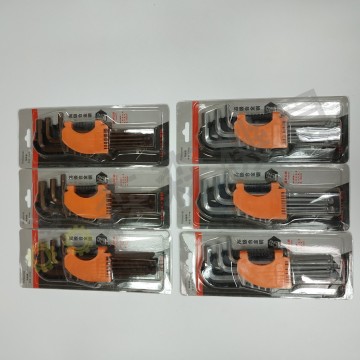 【Komori 森森機具】現貨 內六角板手 內六角扳手 L型扳手 S2材質 L型 9件套 公制 中長 特長球頭 內六角 鉻鋼/S2材質