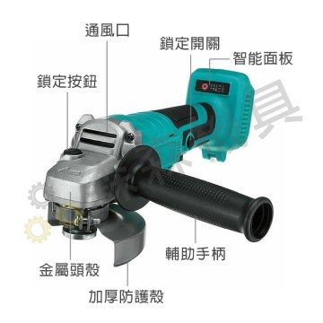 【Komori 森森機具】現貨 電動砂輪機 電動角磨機 牧田款 18V無刷4”100型砂輪機 5”125型砂輪機 砂輪機 磨光機 角磨機 電顯電池