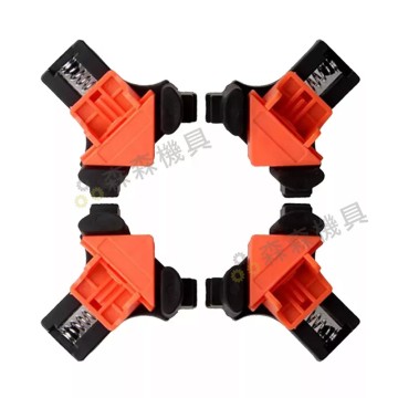 【Komori森森機具】現貨 直角夾 木工直角夾 90度夾具 木工夾具 直角夾具 90度 相框 4角 固定 單手 彈簧固定 固定夾