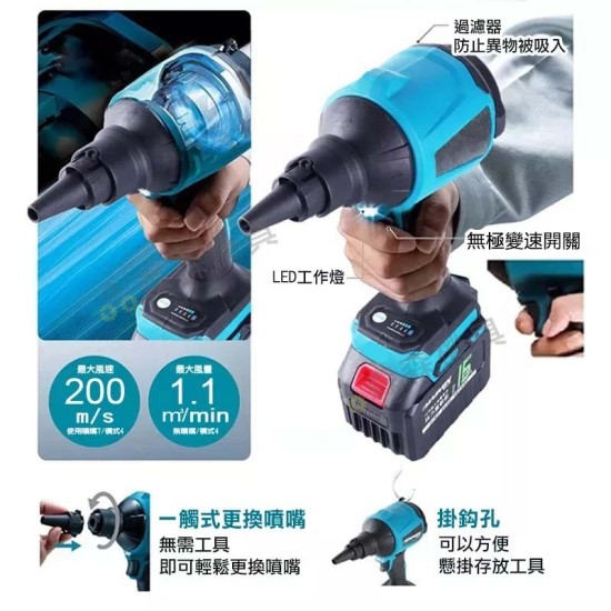 【Komori森森機具】現貨 吹水機 吹塵槍 吹塵機 多功能吹塵機 牧田款 得偉款 米沃奇款 吸塵器 便攜鼓風機 無線空氣槍 空氣除塵槍 【Komori森森機具】現貨 吹水機 吹塵槍 吹塵機 多功能吹塵機 牧田款 得偉款 米沃奇款 吸塵器 便攜鼓風機 無線空氣槍 空氣除塵槍