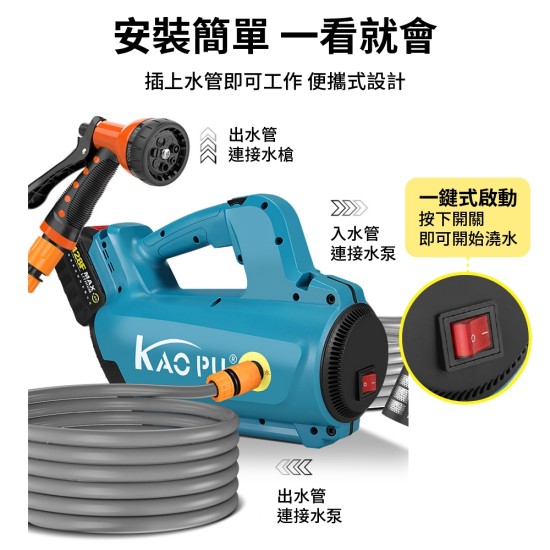 【Komori 森森機具】現貨 鋰電高壓抽水機 牧田款 18V 充電式抽水機 溉澆菜 澆水機 戶外淋浴 農用澆地戶外抽水泵 洗車機 【Komori 森森機具】現貨 鋰電高壓抽水機 牧田款 18V 充電式抽水機 溉澆菜 澆水機 戶外淋浴 農用澆地戶外抽水泵 洗車機