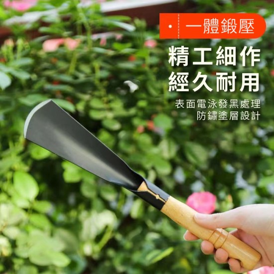 【Komori 森森機具】現貨 錳鋼園藝鏟 小鏟子 鏟花 小鐵鍬 洛陽鏟 農用鋼鍬 挖樹鏟 尖鏟 平鏟 挖土挖野菜 木柄