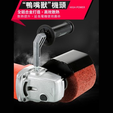 【Komori 森森機具】110V多功能拉絲機 拋光 金屬鏡面打磨 不銹鋼木材 電動 拉絲輪 10cm厚度 加厚